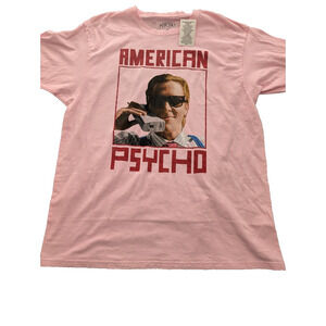 American Psycho pink t-shirt 2XL